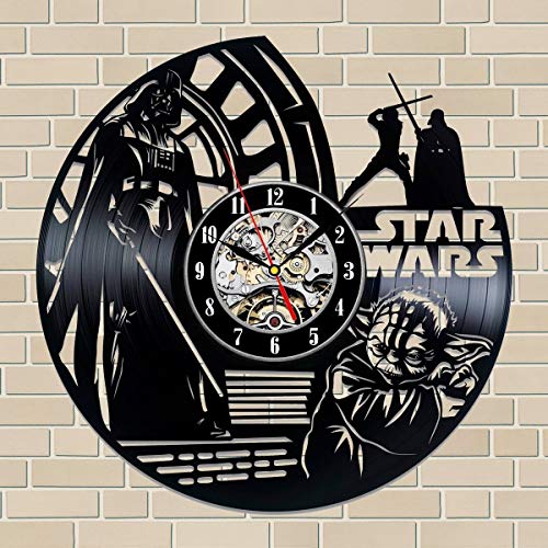 Star Wars Print Vinyl Record Wall Clock