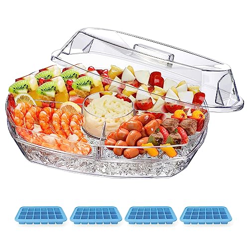 INNOVATIVE LIFE Appetizer Serving Tray on Ice
