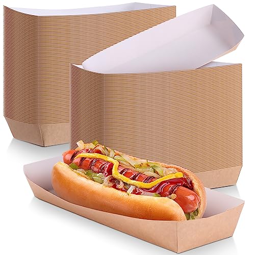 Disposable Hot Dog Trays - Bulk Paper Serving Tray