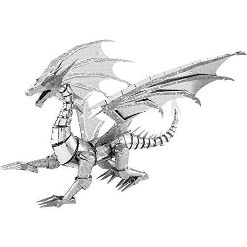 Silver Dragon 3D Metal Model Kit