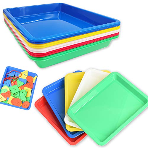 10pcs Plastic Tray Convenient Activity Tray Practical Art Trays For Kids  Bead Tray