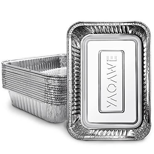 YAOAWE Aluminum Drip Pans - Weber Grill Grease Tray Replacement