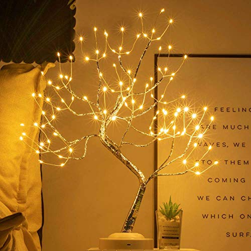 LED Bonsai Tree Light - Elegant Holiday Decor with Adjustable Branches