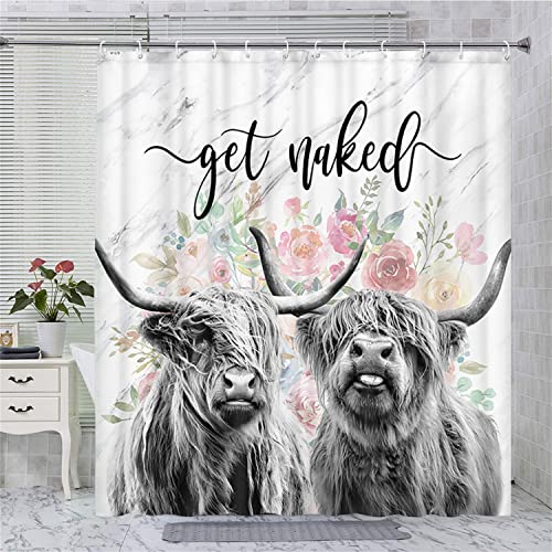 Highland Cow Shower Curtain