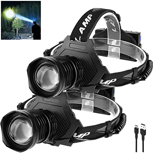 Powerful Led Rechargeable Headlamp with 100000 Lumens