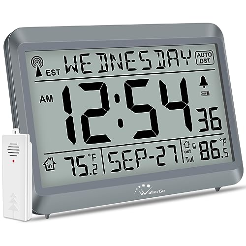 Atomic Clock with Temperature Display