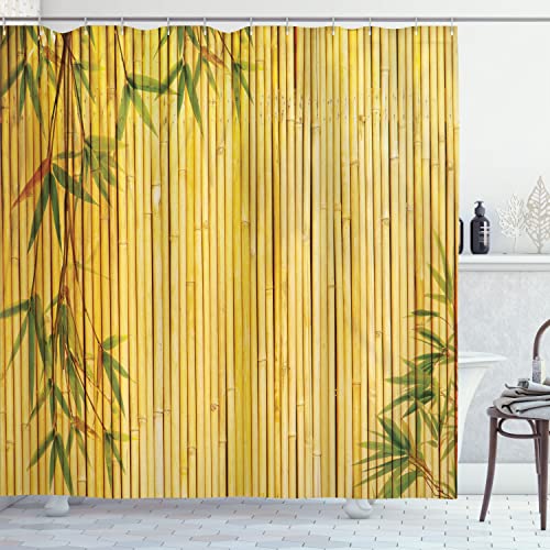 Exotic Bamboo Shower Curtain