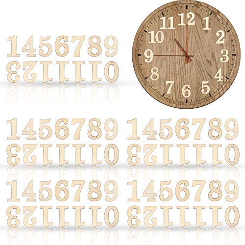 Wooden Arabic Clock Numbers