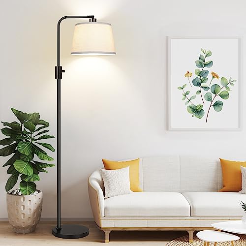 Dimmable Floor Lamp with LED Edison Bulb