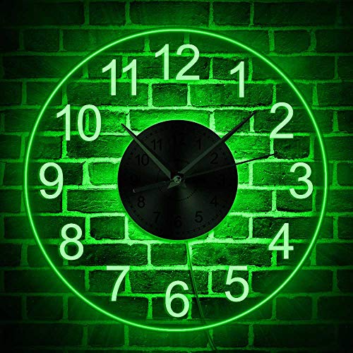 Geeky Days LED Wall Time Clock