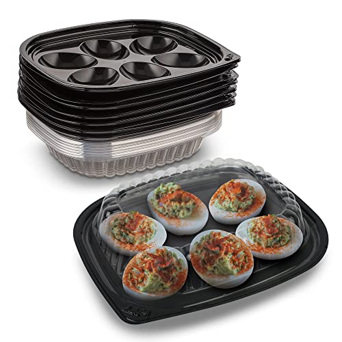 MT Products Plastic Deviled Egg Tray