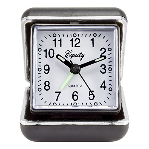 Equity Fold-Up Travel Alarm Clock