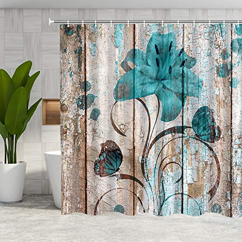 Floral Flower Shower Curtain