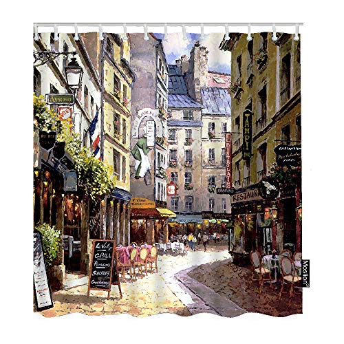 Vintage Paris Shower Curtain