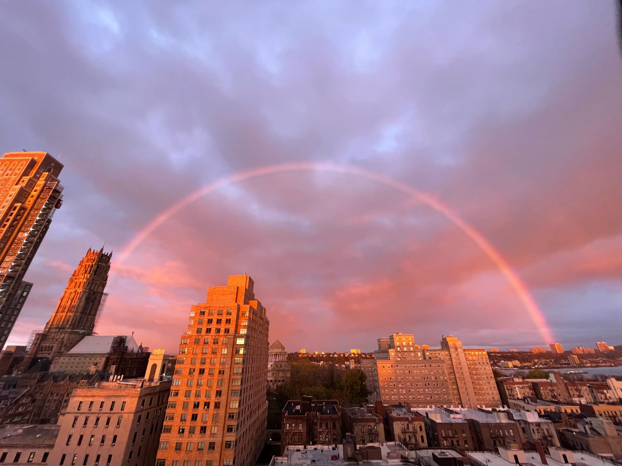 A Double Rainbow Appears Over New York City On 9/11 Anniversary