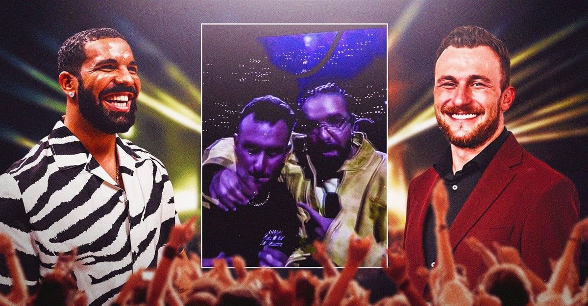Drake And Johnny Manziel Reunite For Epic Concert Walkout In Houston