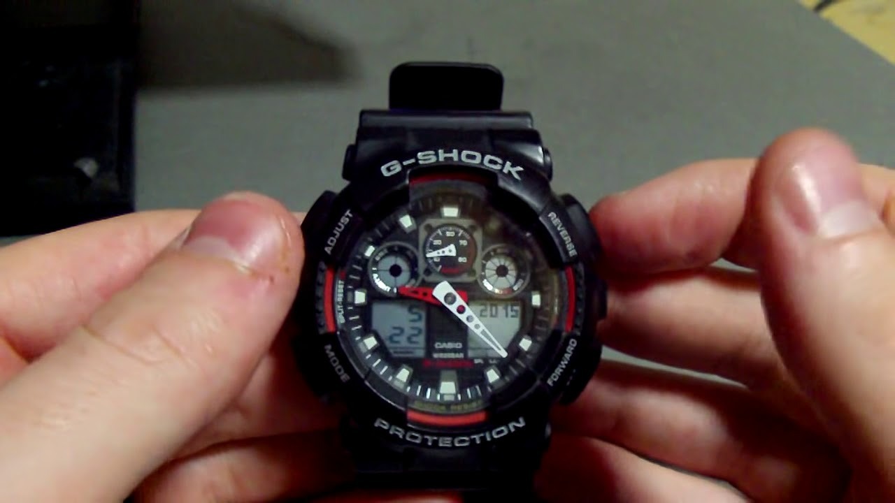 How To Adjust G-Shock Watch Time