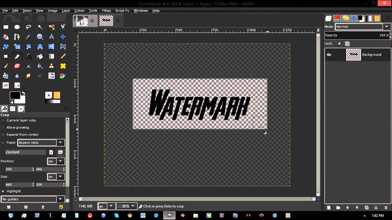 How To Apply A Text Watermark To Photos In GIMP