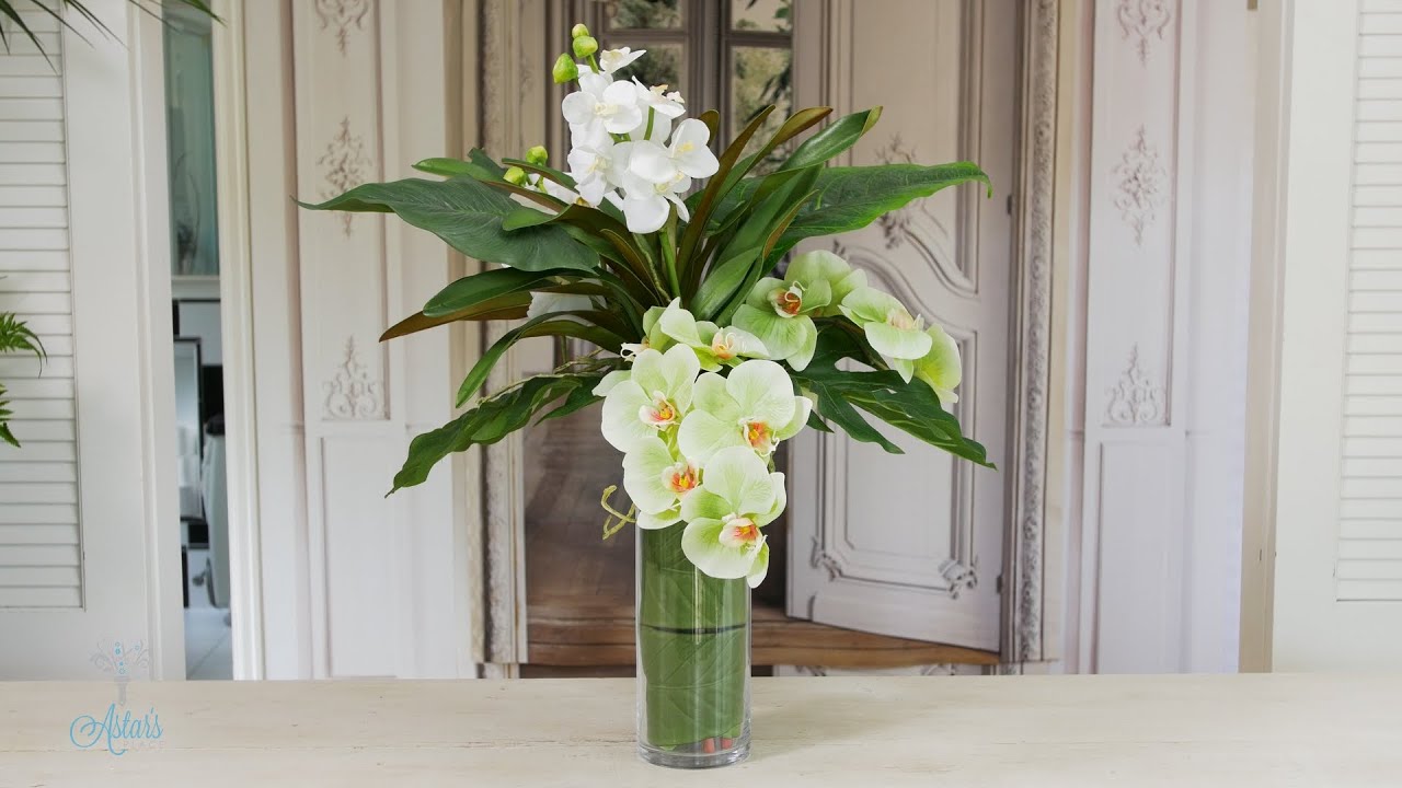 How To Arrange Orchids In A Vase
