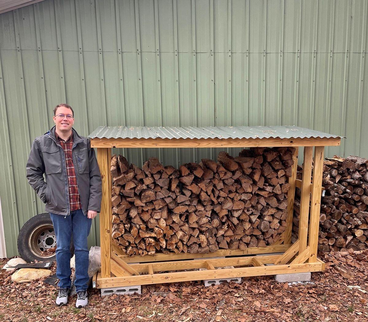 How To Build A Fire Wood Storage Rack