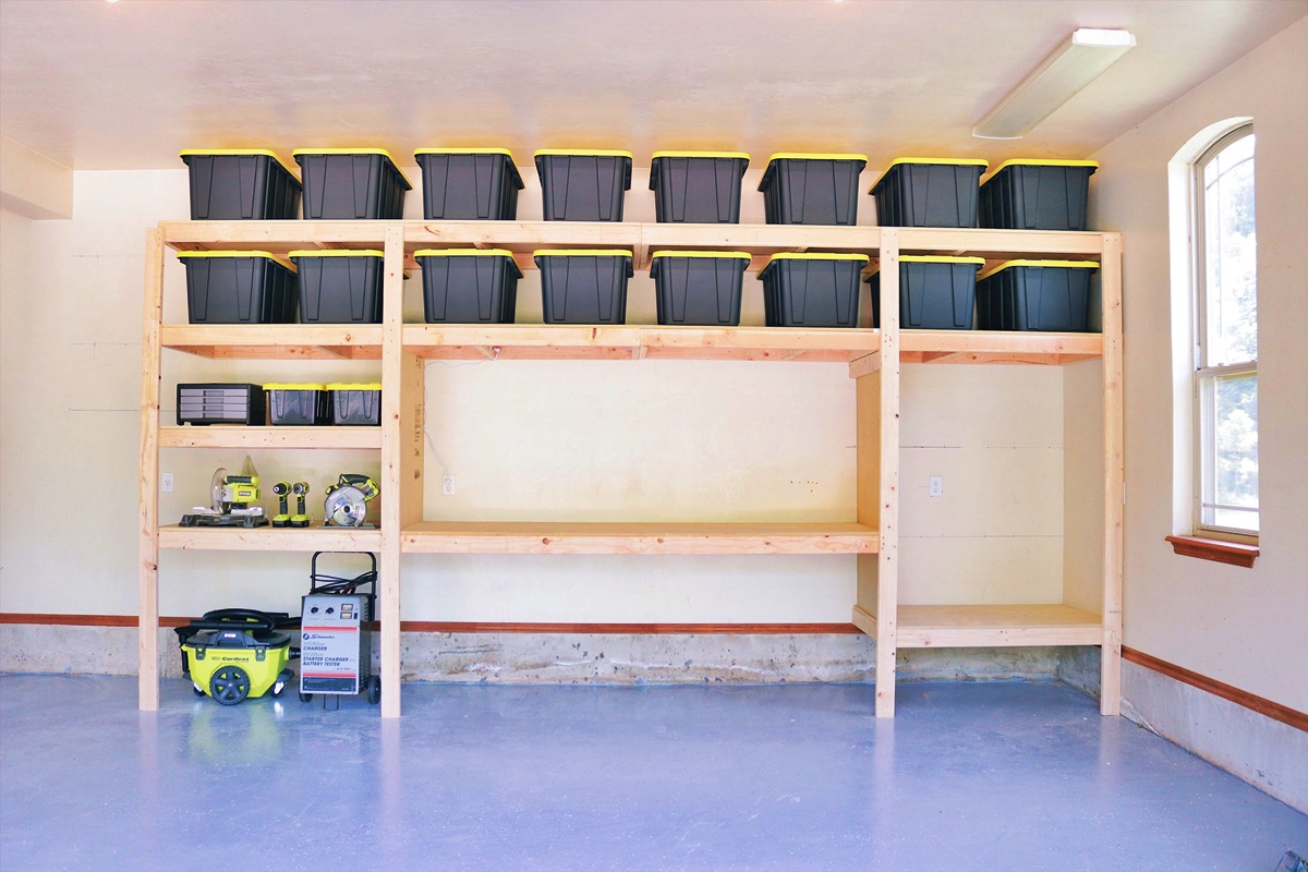 How To Build A Storage Rack For Garage