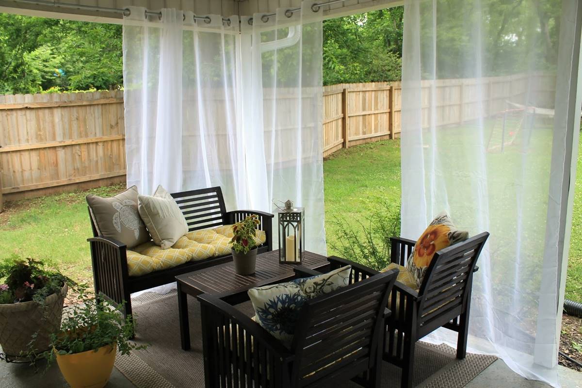 How To Build Outdoor Curtain Rods