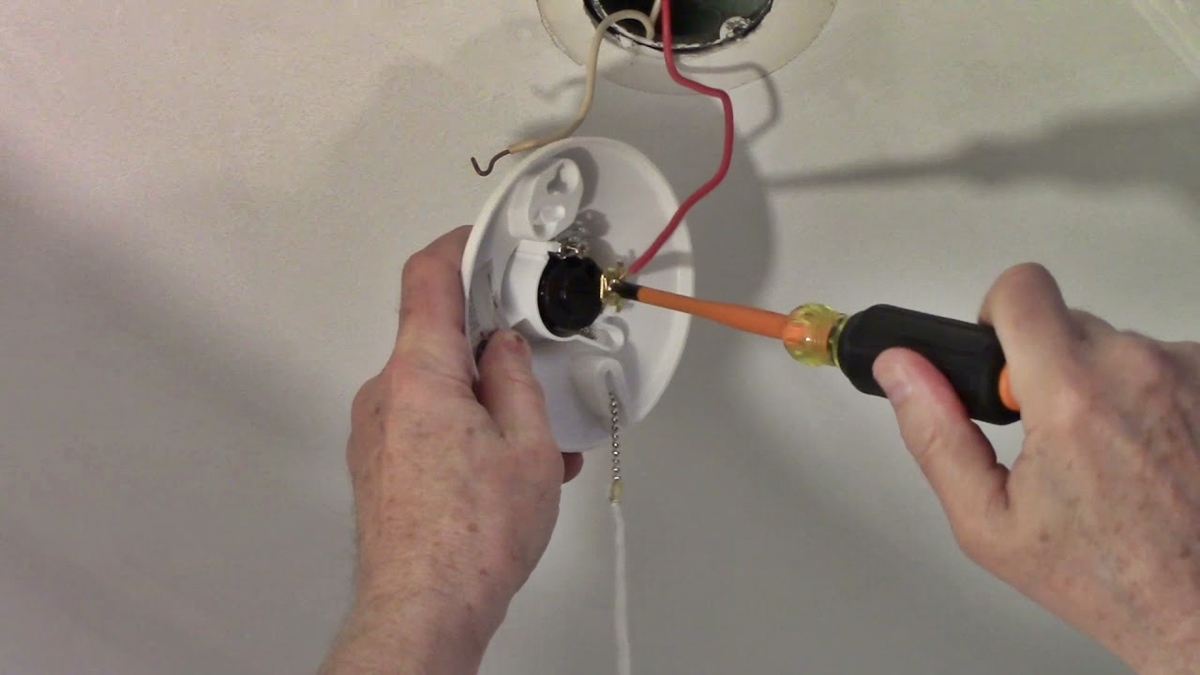 How To Change A Pull String Light Fixture