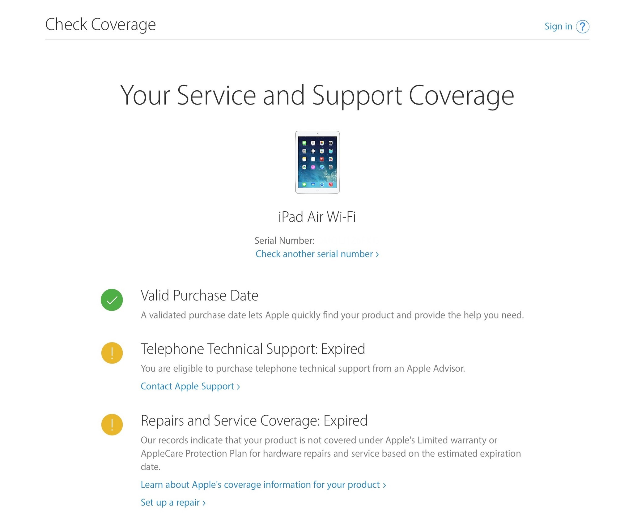 How To Check Your iPad Warranty Status