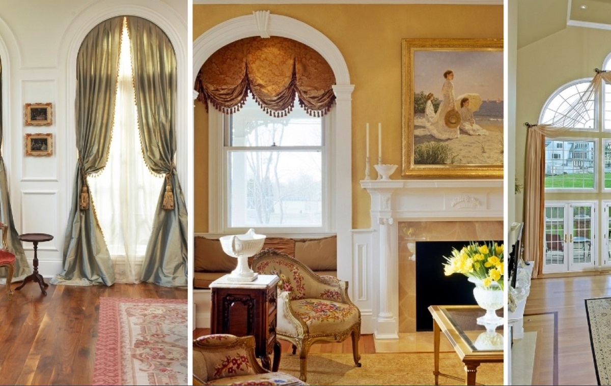 How To Curtain Arched Windows