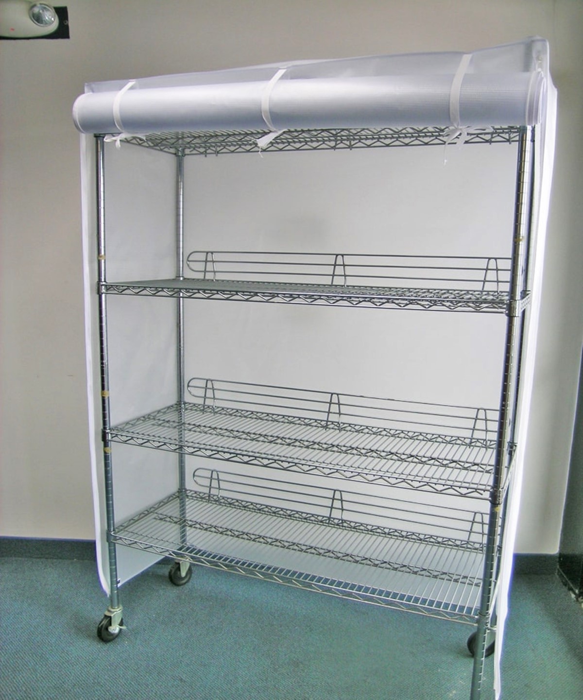 How To Disguise A Metal Storage Rack
