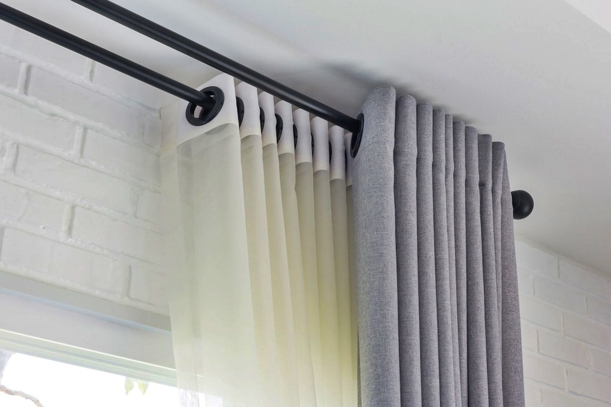 How To Do Double Curtain Rods