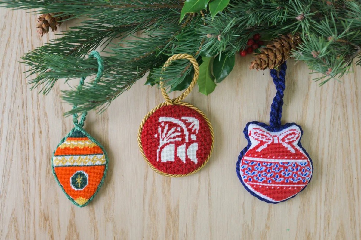 How To Finish Needlepoint Ornament