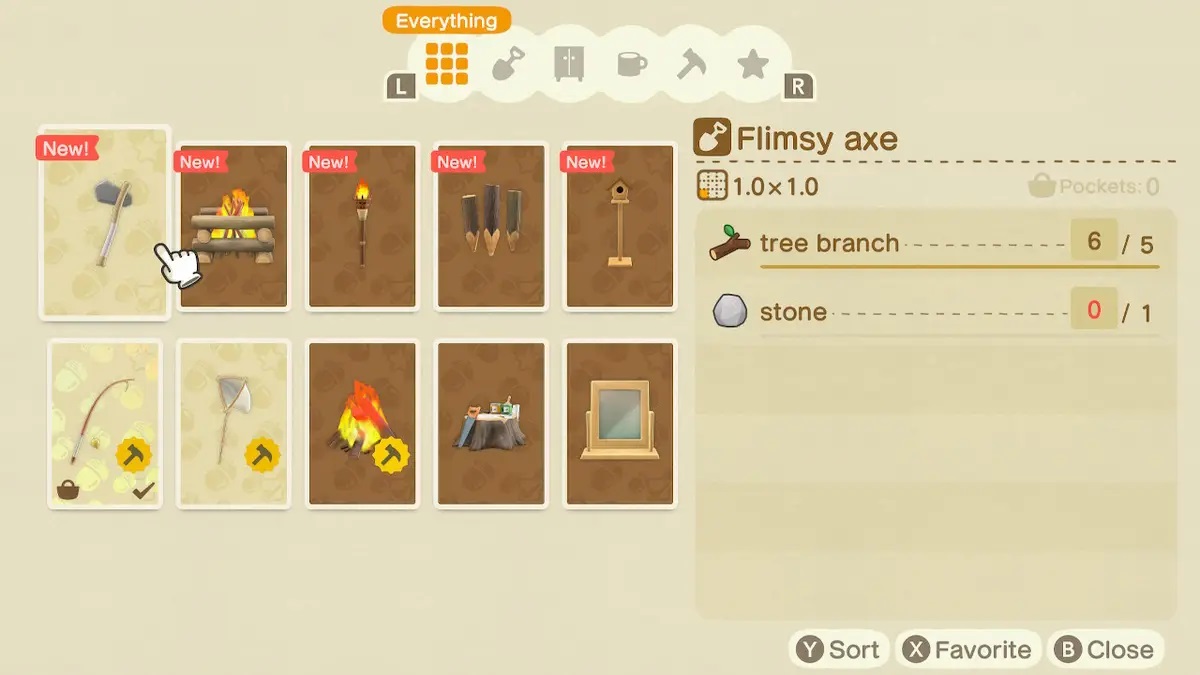 How To Get An Axe In Animal Crossing: New Horizons