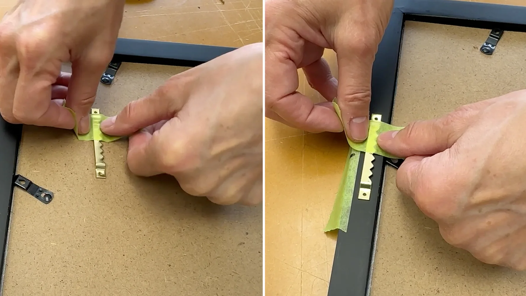 How To Hang A Picture Frame With Sawtooth Hangers