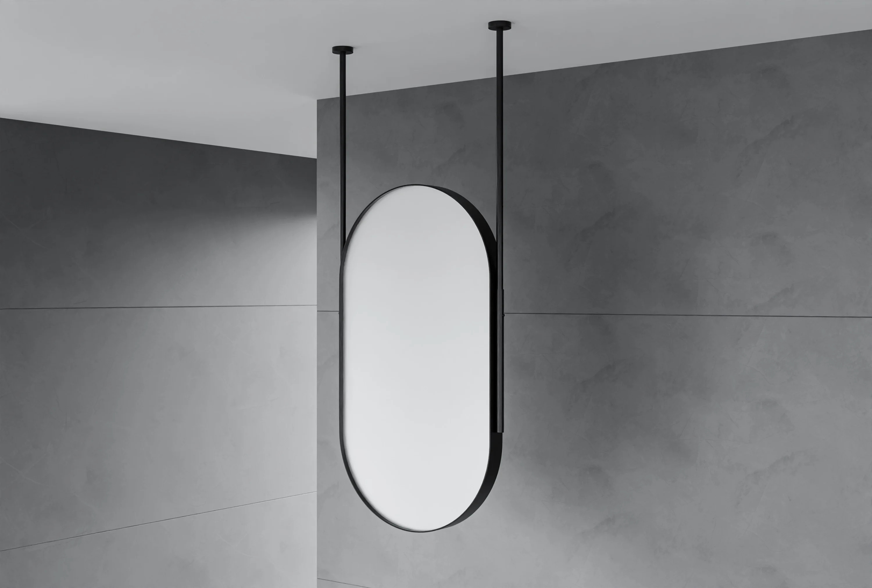 how-to-hang-mirror-from-ceiling