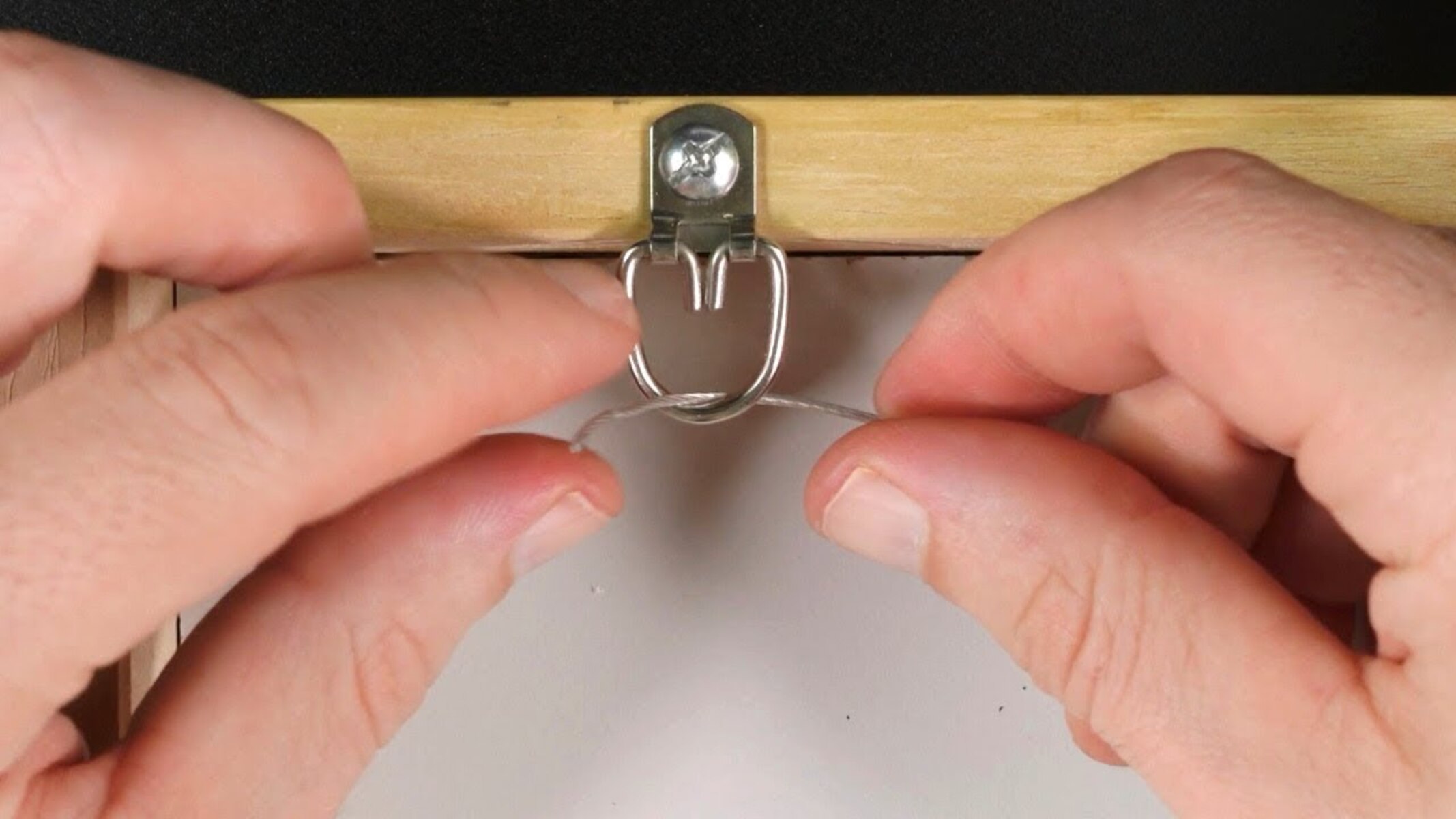 How To Hang Mirror With Wire