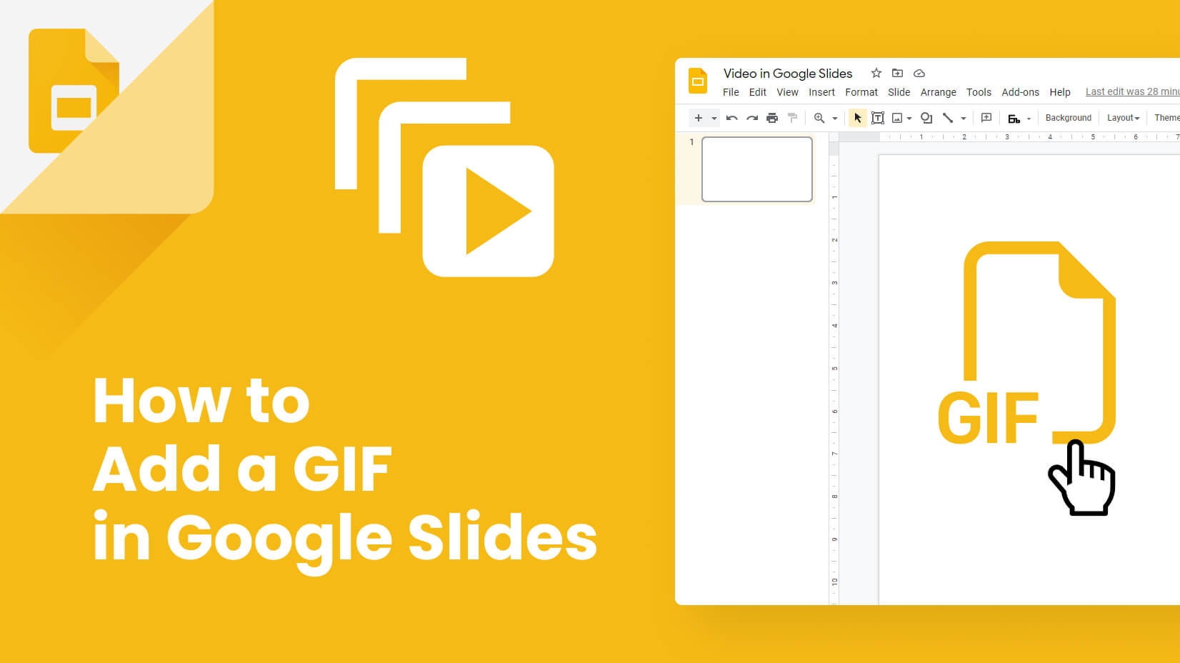 How To Insert A GIF Into Google Slides