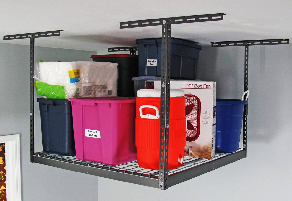 How To Installation Saferacks 4X4 Overhead Garage Storage Rack