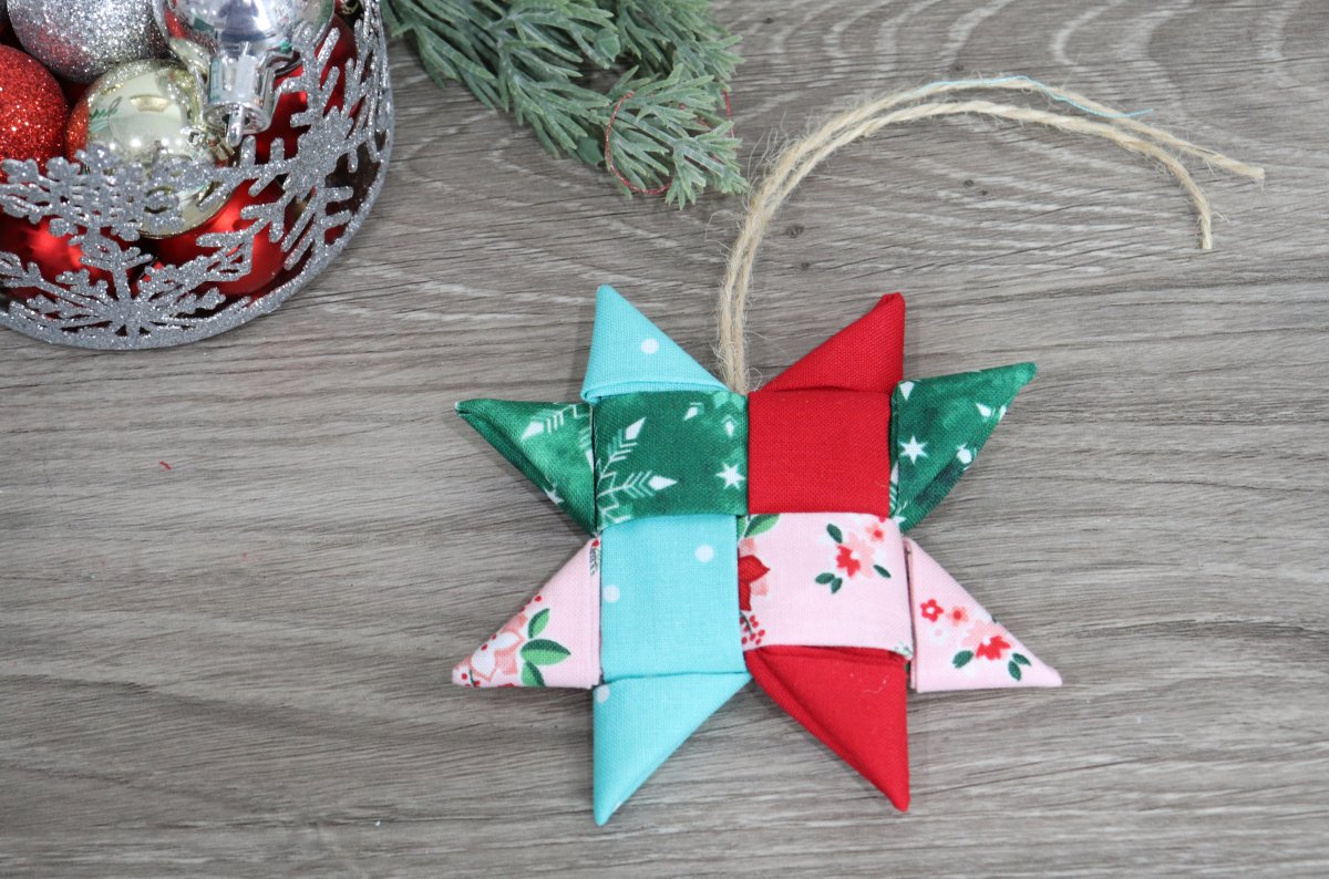 How To Make A Folded Star Ornament