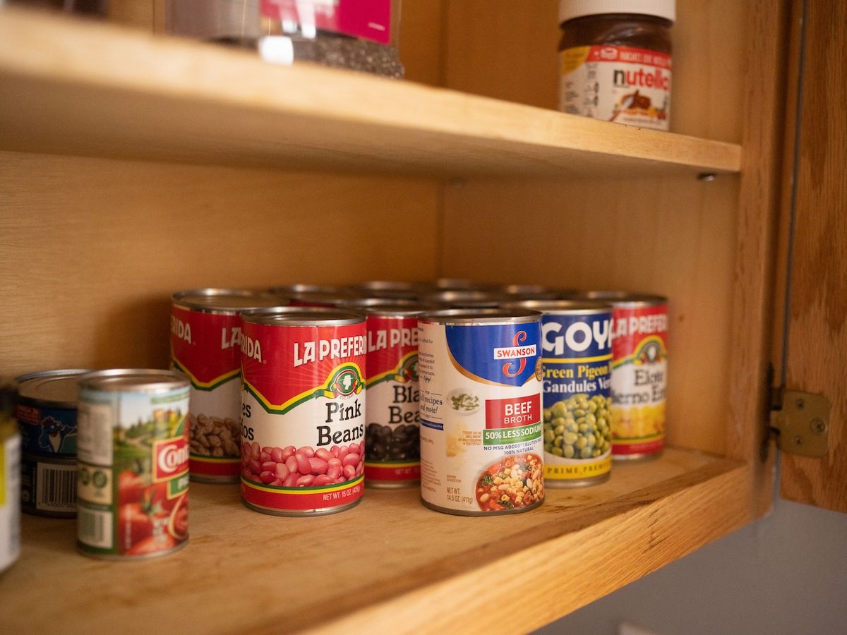 How To Make A Food Can Storage Rack