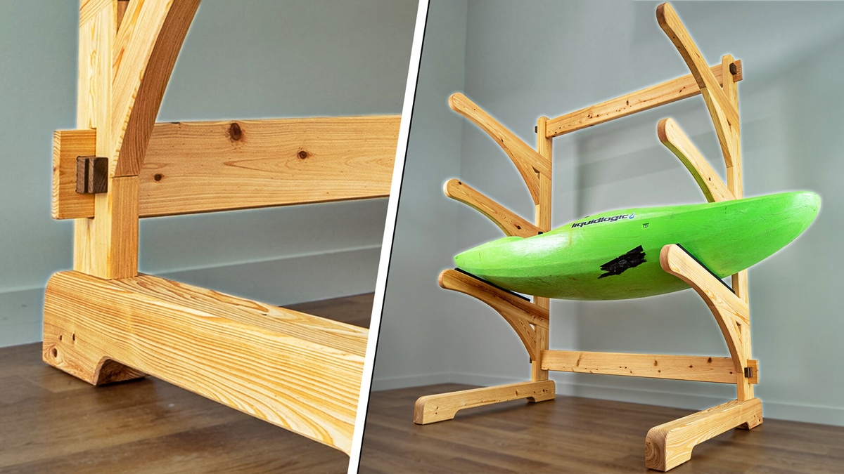 How To Make A Home Storage Rack For Kayaks