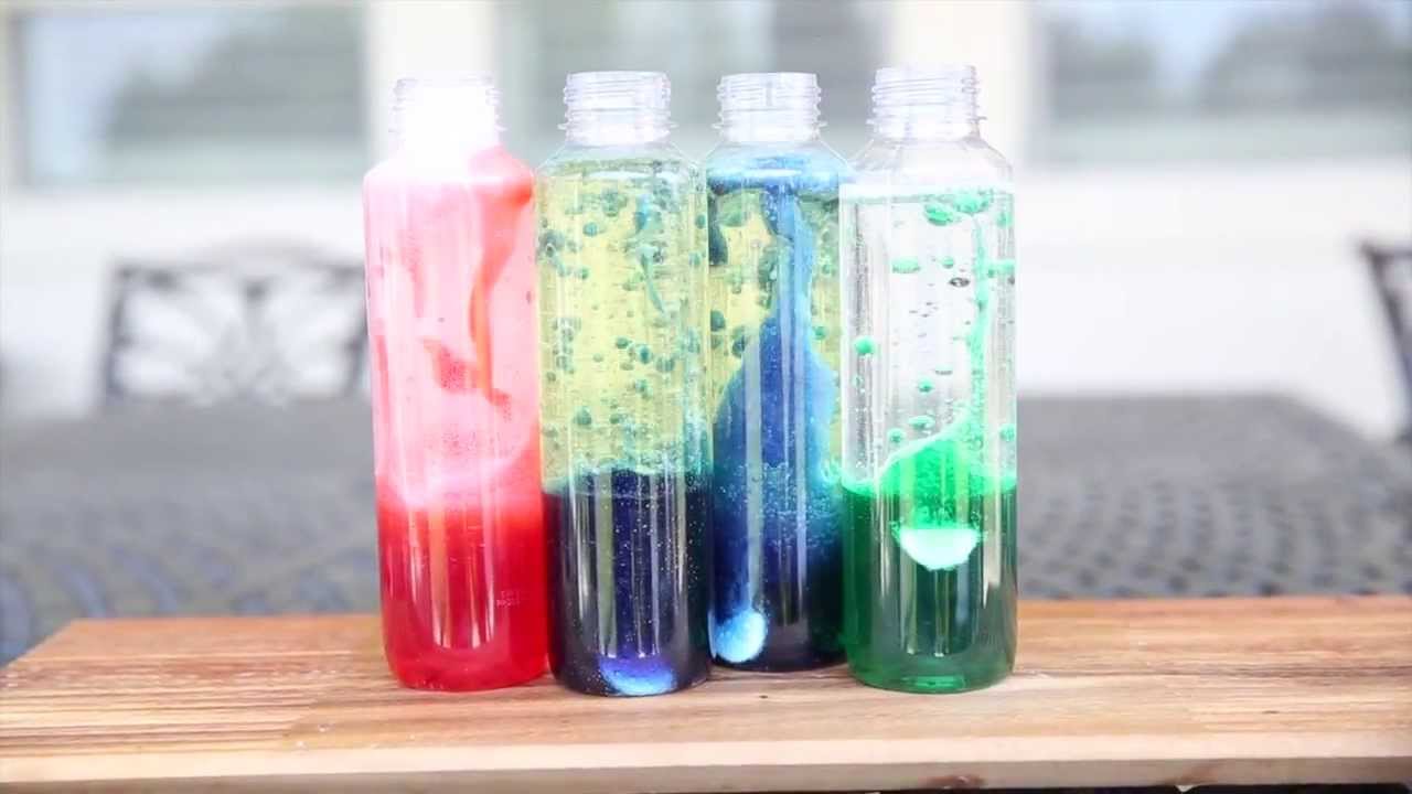 How To Make A Homemade Lava Lamp In A Water Bottle