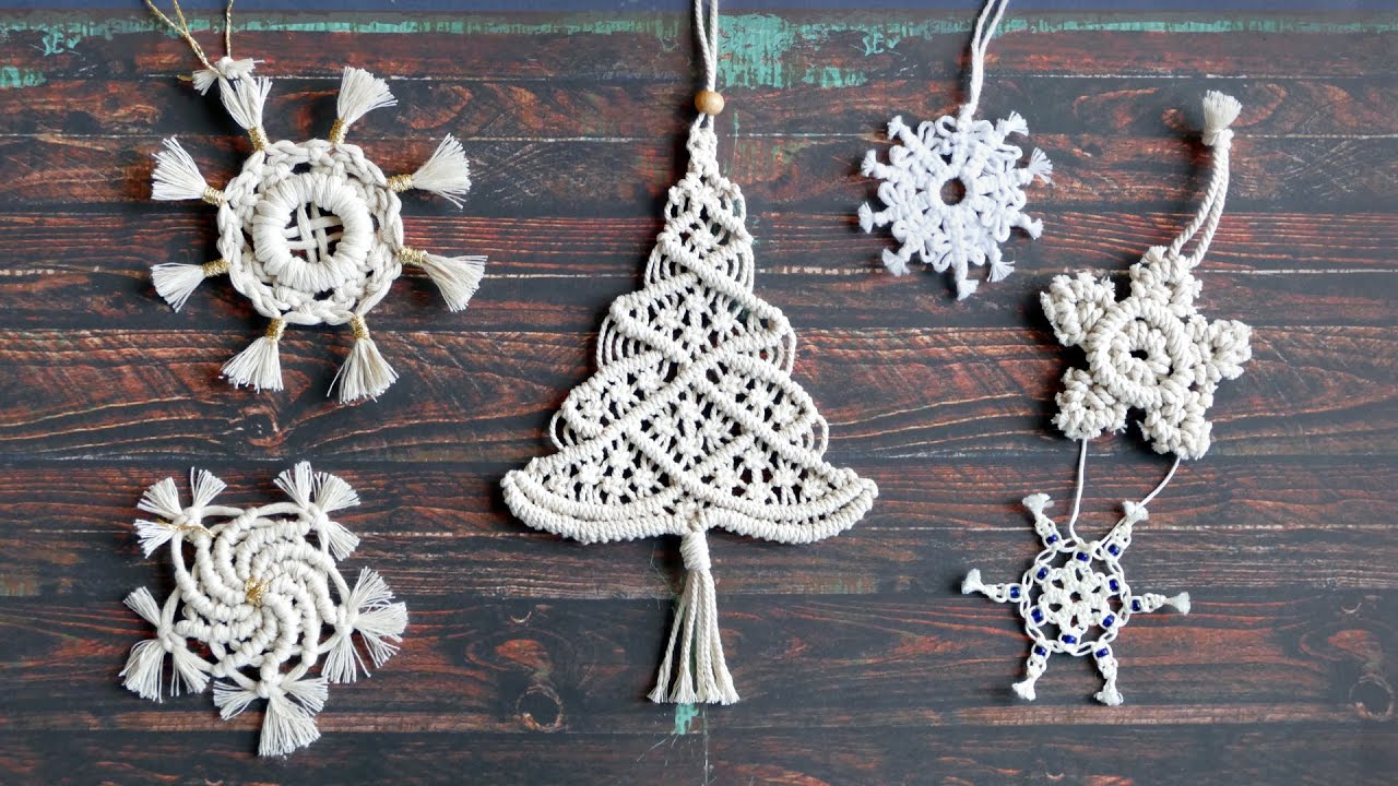 How To Make A Macrame Christmas Tree Ornament