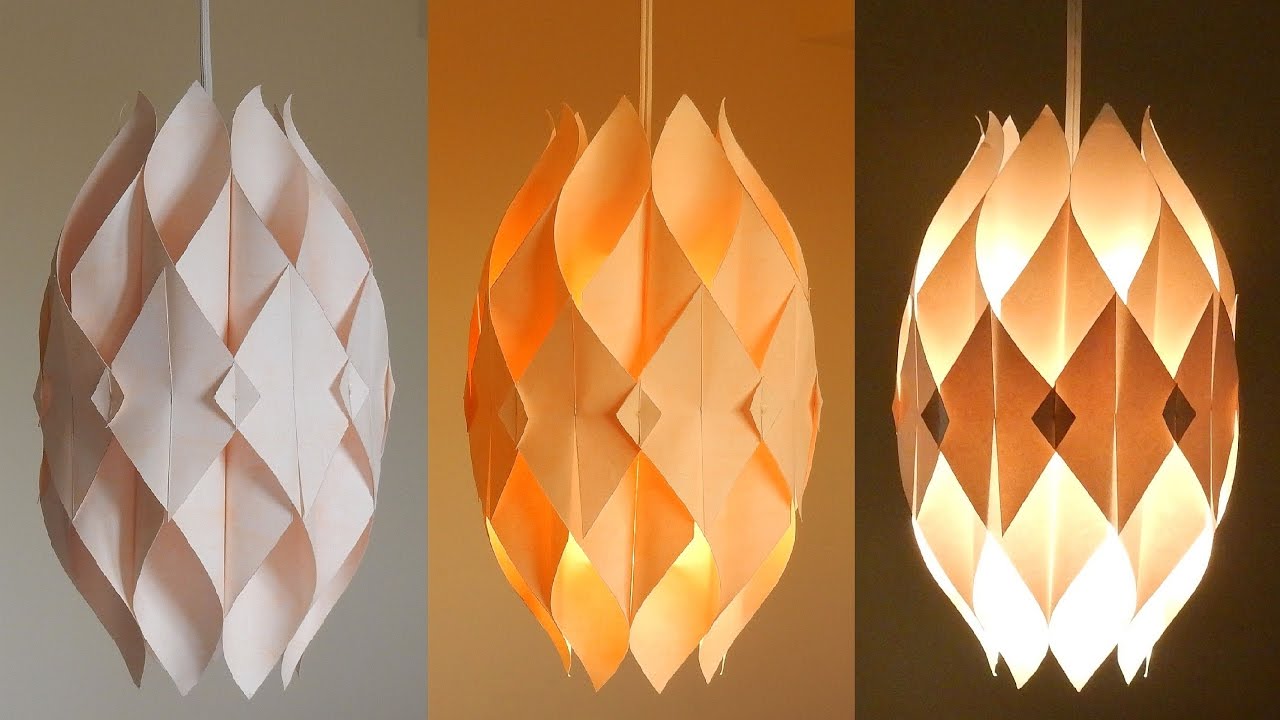 How To Make A Paper Lamp Shade