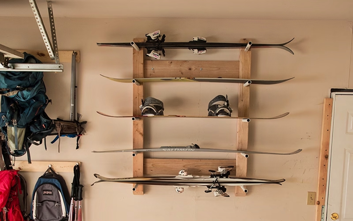 How To Make A Snowboard Storage Rack