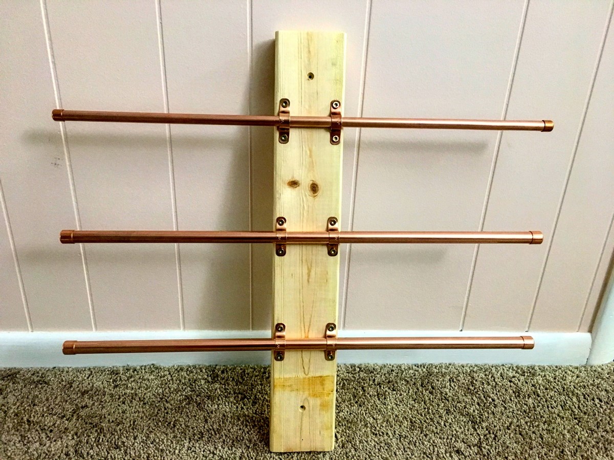 How To Make A Tour Pak Storage Rack Out Of Wood