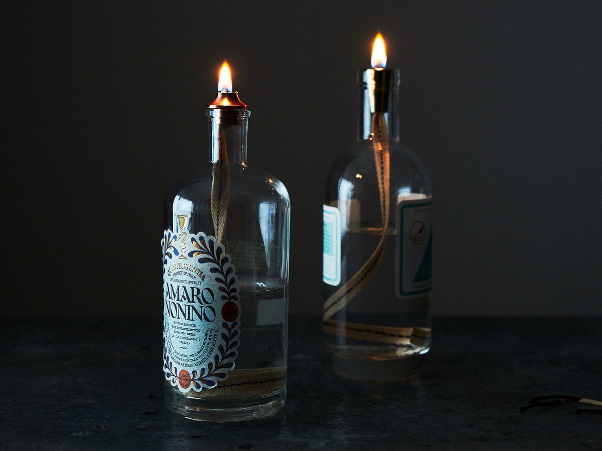 How To Make A Wine Bottle Oil Lamp