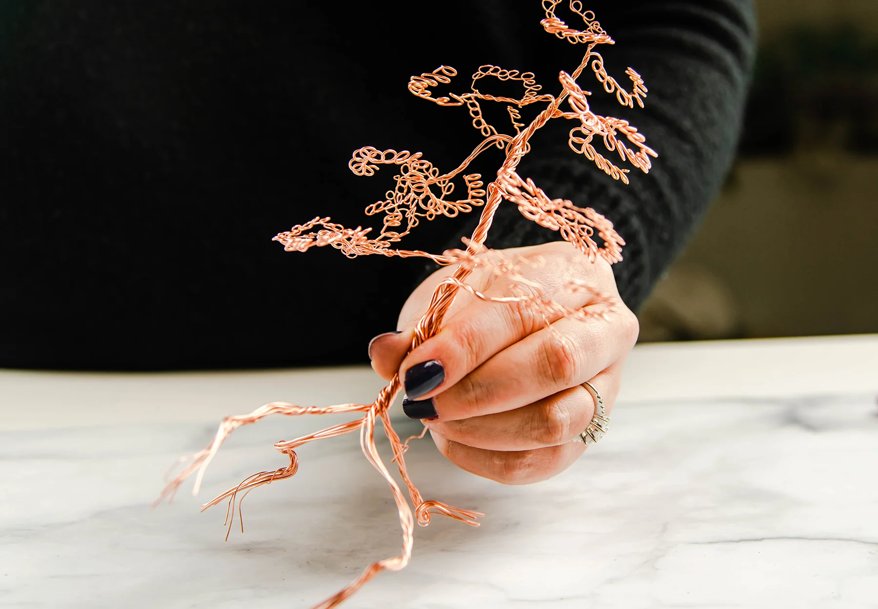 How To Make A Wire Tree Sculpture