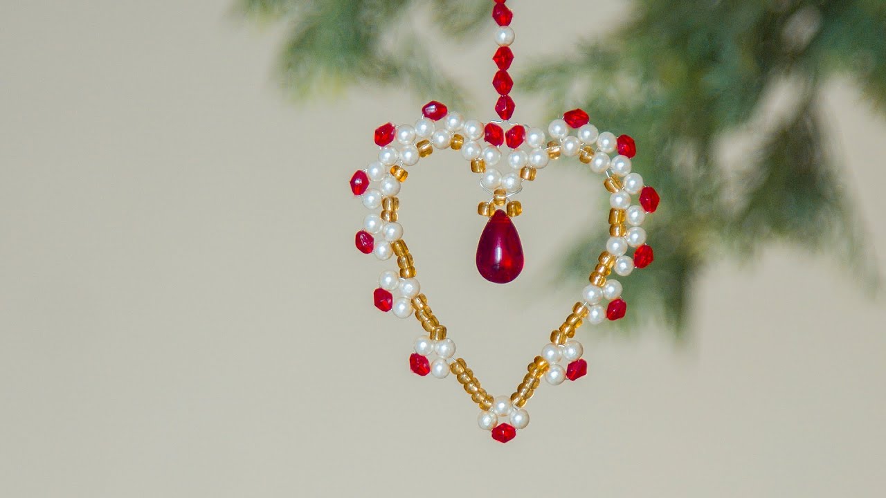 How To Make Beaded Christmas Ornament