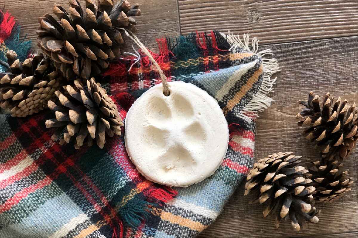 How To Make Dog Paw Ornament